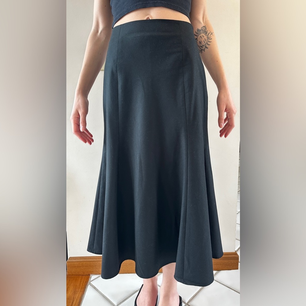 Uniqlo Flared Midi Skirt